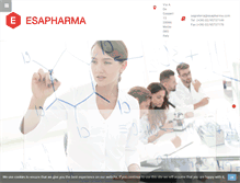 Tablet Screenshot of esapharma.com